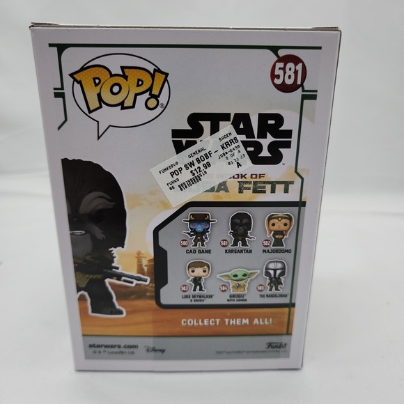 Funko Pop Star Wars 581 Krrsantan Bobble Head Book of Boba Fett Figure - Picture 3 of 6